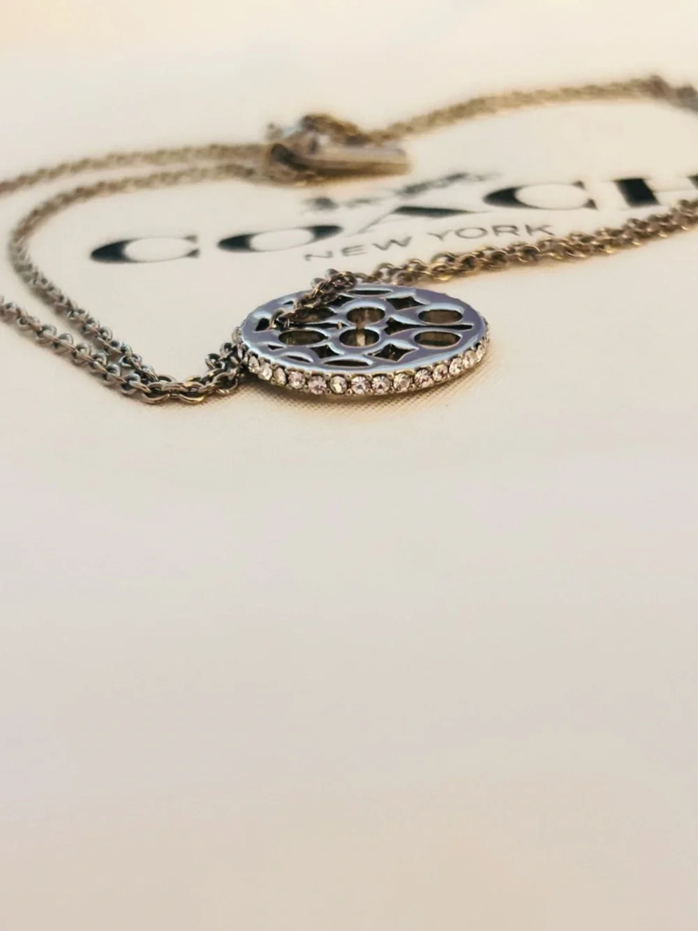 Coach Swarovski Charm Necklace ( NECKLACE ONLY ) - Picture 10 of 12